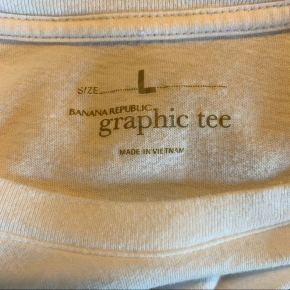Banana Republic Nautical Graphic Tee Shirt, Size L - Picture 4 of 4